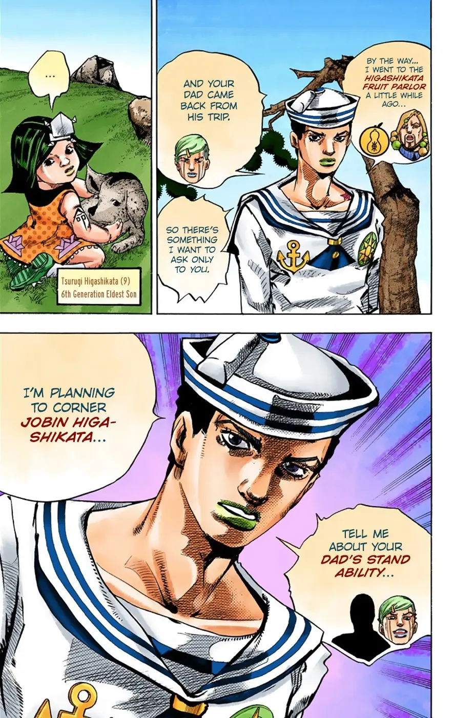 JoJo's Bizarre Adventure, Part 8: JoJolion Colored Manga, chapter 34, page 14