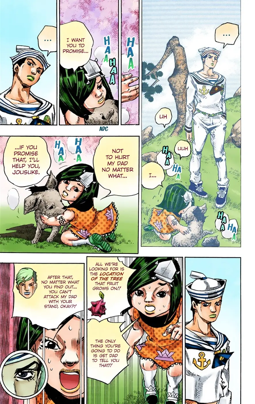 JoJo's Bizarre Adventure, Part 8: JoJolion Colored Manga, chapter 34, page 22