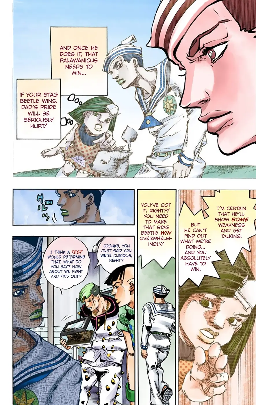 JoJo's Bizarre Adventure, Part 8: JoJolion Colored Manga, chapter 34, page 32