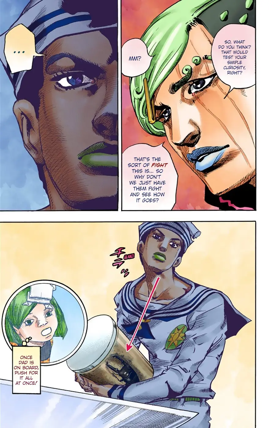 JoJo's Bizarre Adventure, Part 8: JoJolion Colored Manga, chapter 34, page 35