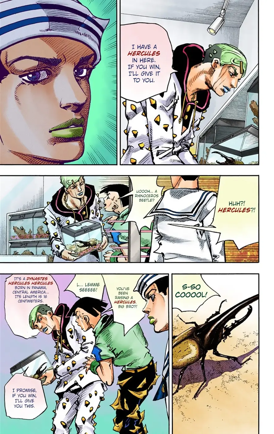 JoJo's Bizarre Adventure, Part 8: JoJolion Colored Manga, chapter 34, page 37