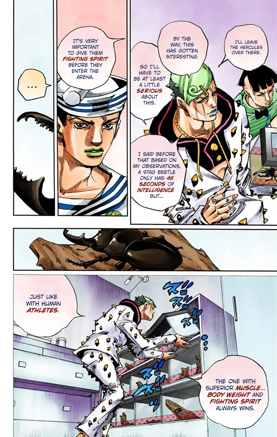 JoJo's Bizarre Adventure, Part 8: JoJolion Colored Manga, chapter 34, page 38
