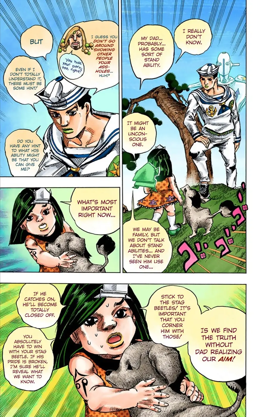 JoJo's Bizarre Adventure, Part 8: JoJolion Colored Manga, chapter 35, page 17