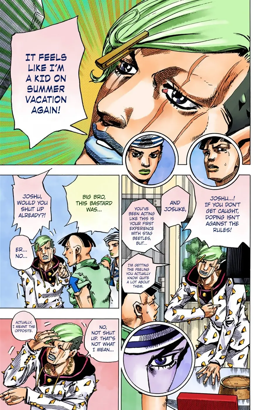 JoJo's Bizarre Adventure, Part 8: JoJolion Colored Manga, chapter 36, page 11