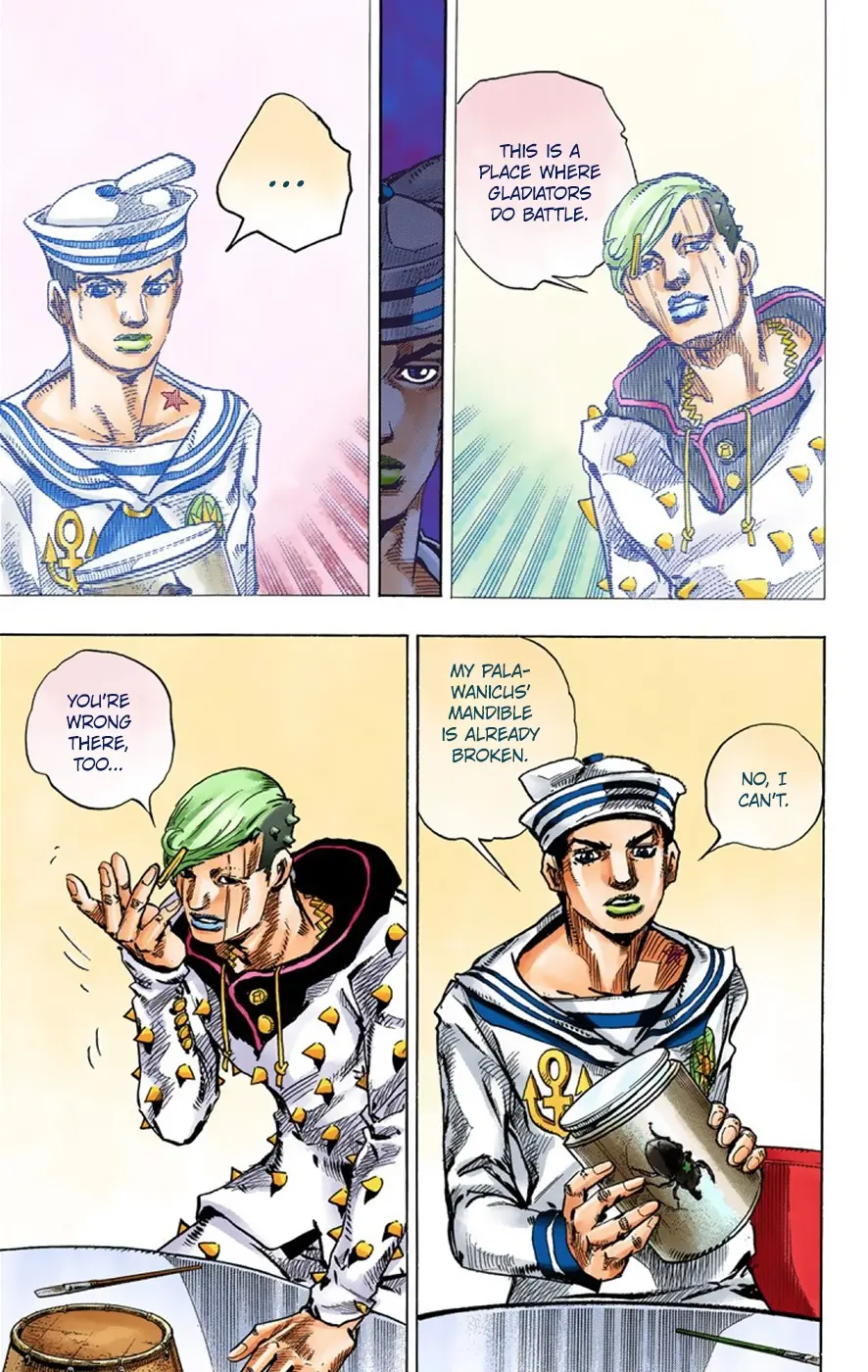 JoJo's Bizarre Adventure, Part 8: JoJolion Colored Manga, chapter 36, page 13