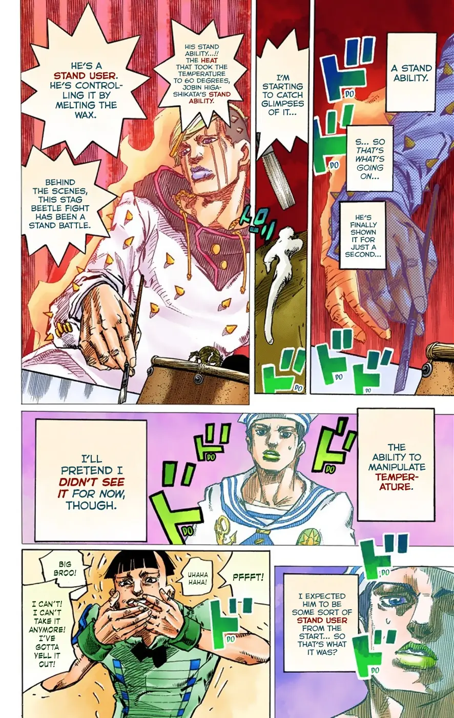 JoJo's Bizarre Adventure, Part 8: JoJolion Colored Manga, chapter 37, page 28
