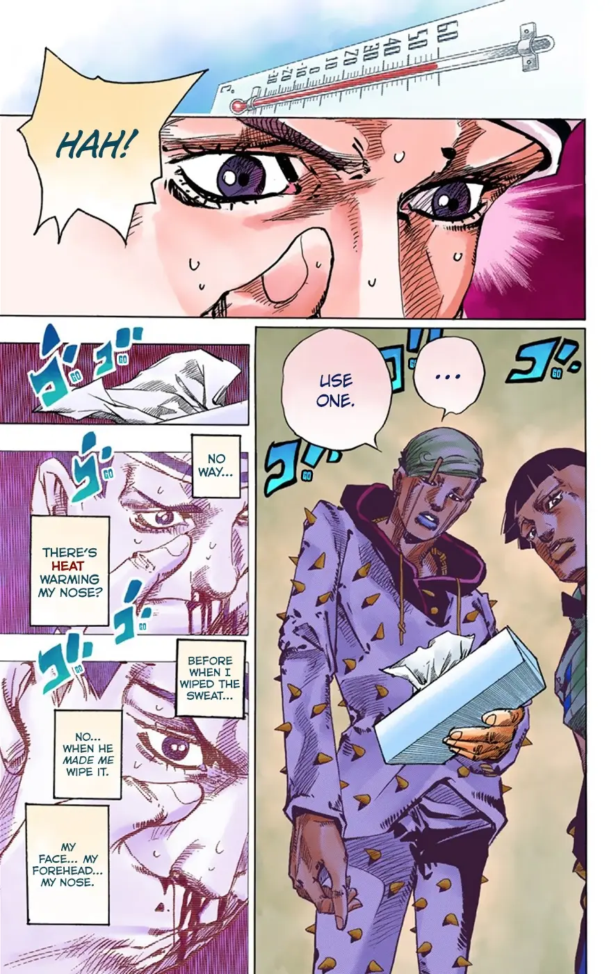 JoJo's Bizarre Adventure, Part 8: JoJolion Colored Manga, chapter 38, page 17