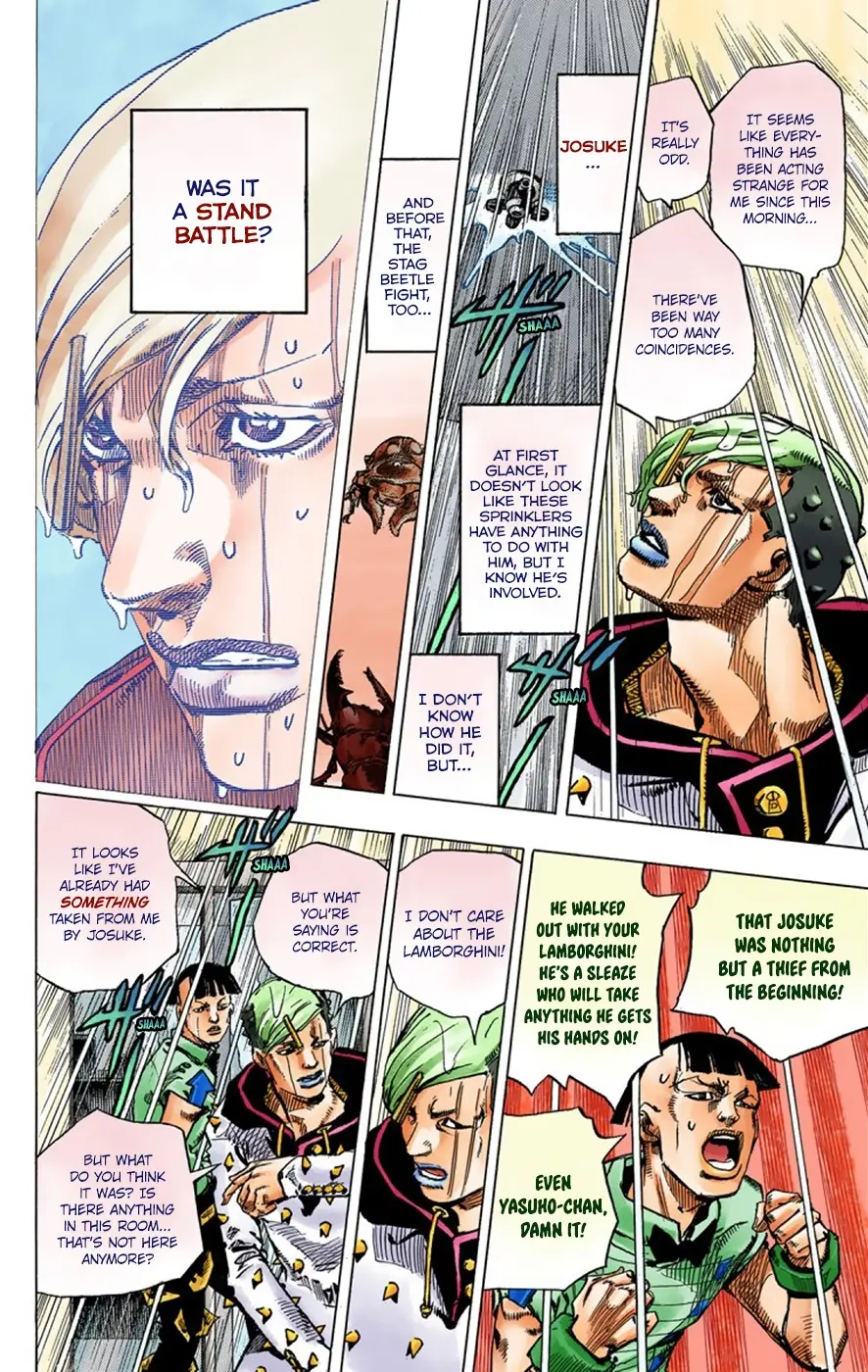 JoJo's Bizarre Adventure, Part 8: JoJolion Colored Manga, chapter 38, page 25