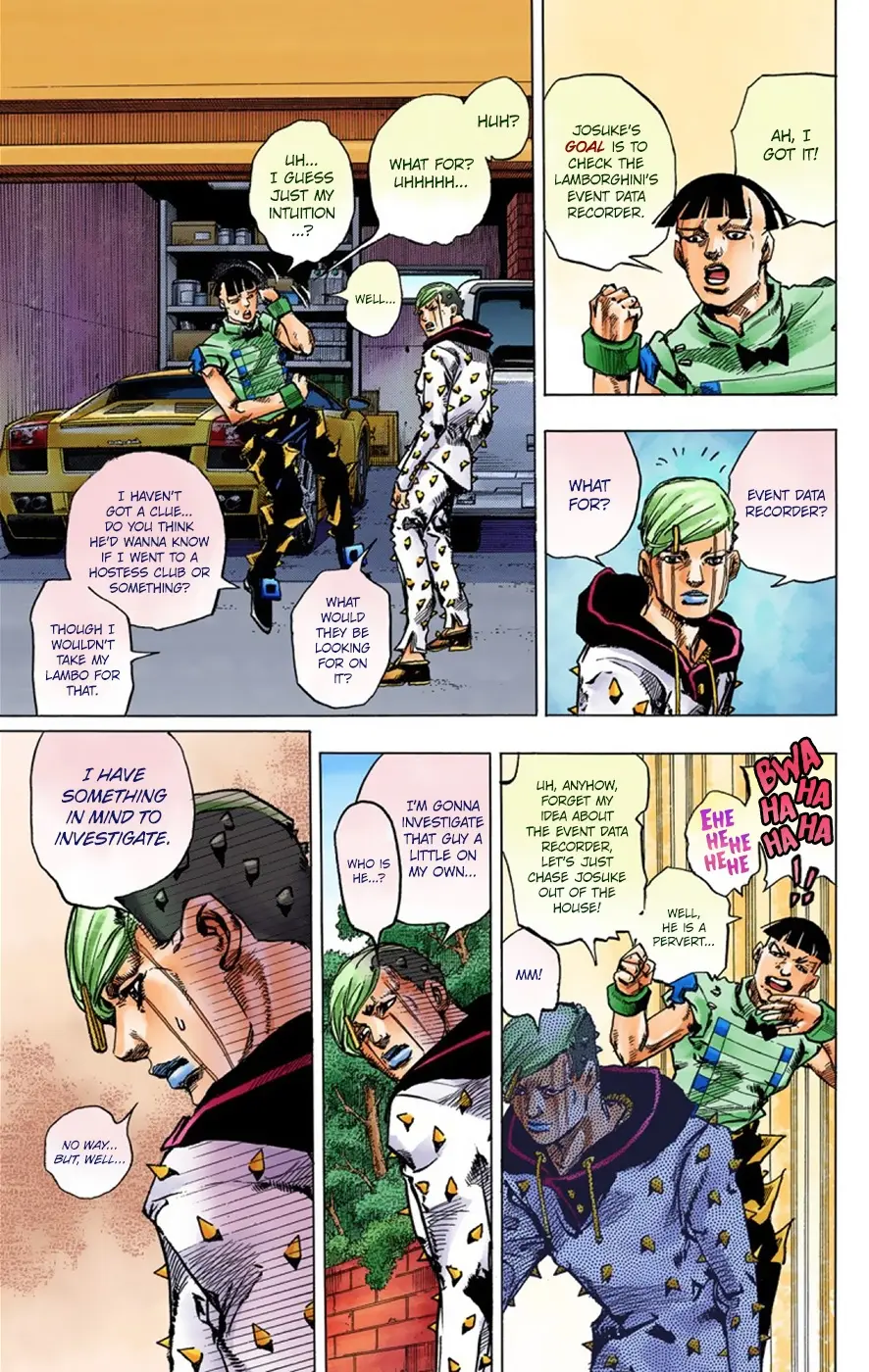 JoJo's Bizarre Adventure, Part 8: JoJolion Colored Manga, chapter 38, page 34