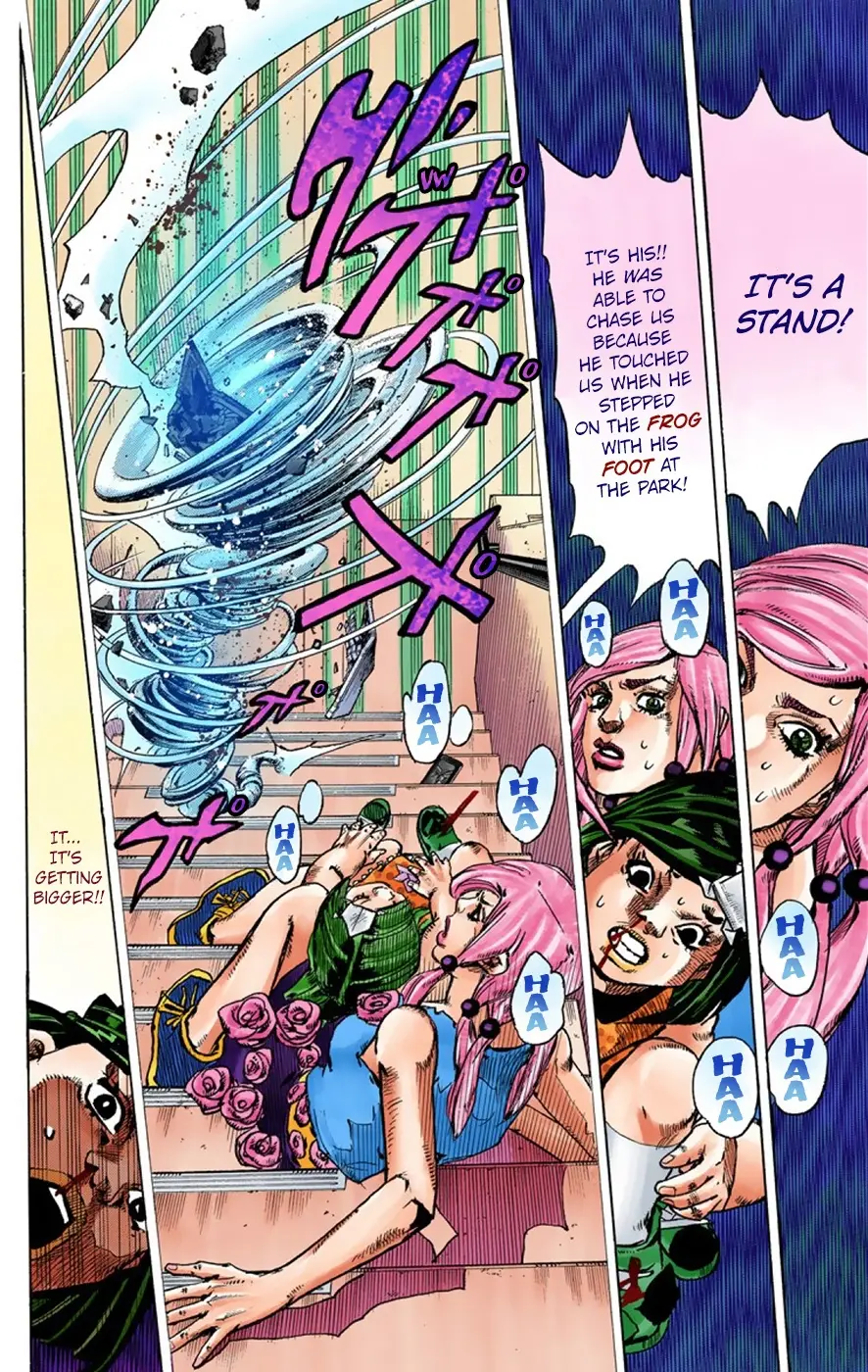 JoJo's Bizarre Adventure, Part 8: JoJolion Colored Manga, chapter 40, page 35