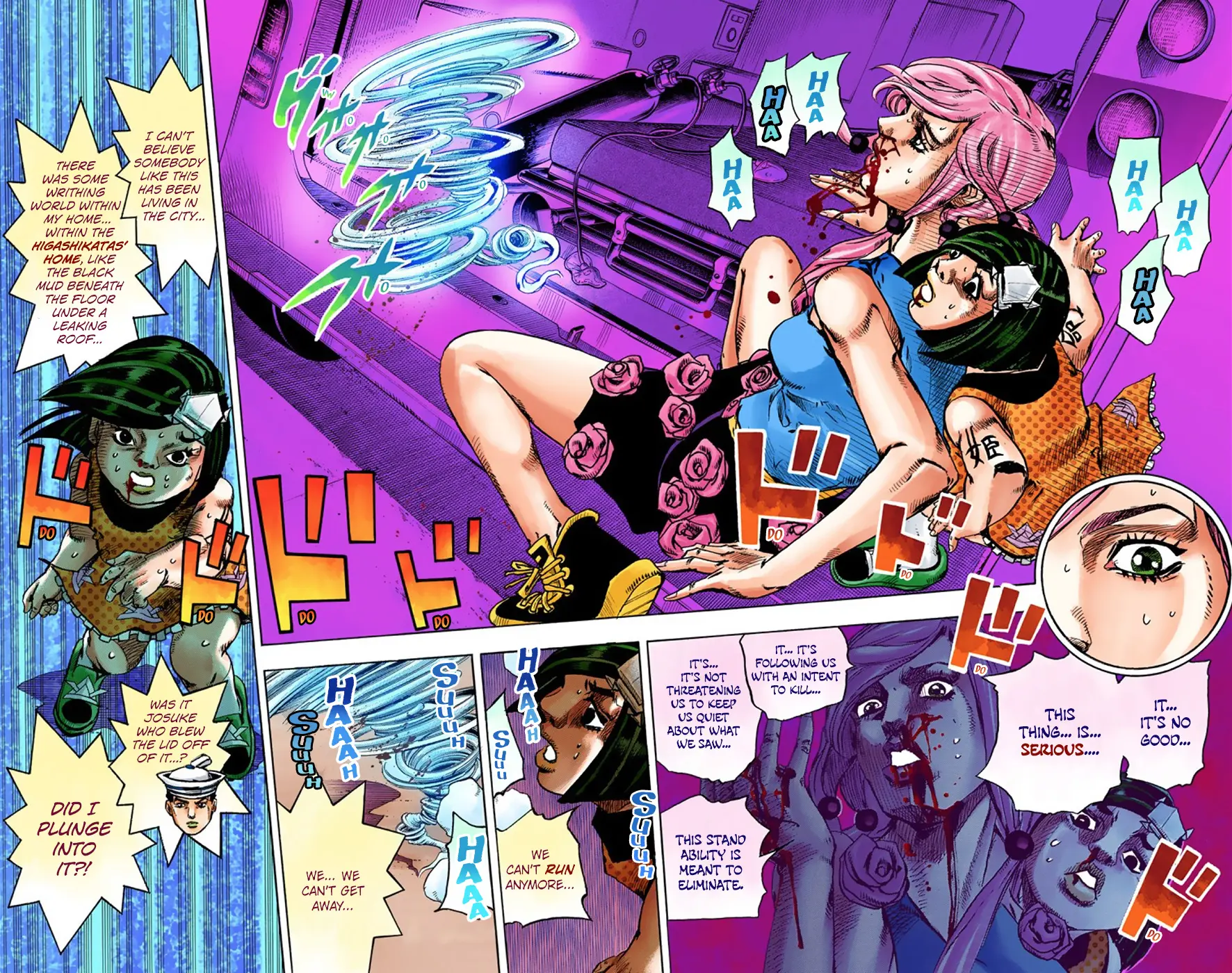 JoJo's Bizarre Adventure, Part 8: JoJolion Colored Manga, chapter 42, page 27
