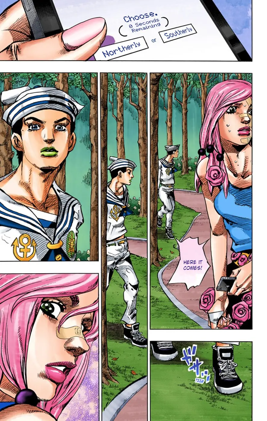 JoJo's Bizarre Adventure, Part 8: JoJolion Colored Manga, chapter 43, page 17