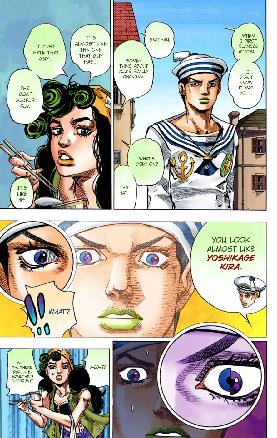JoJo's Bizarre Adventure, Part 8: JoJolion Colored Manga, chapter 43, page 35