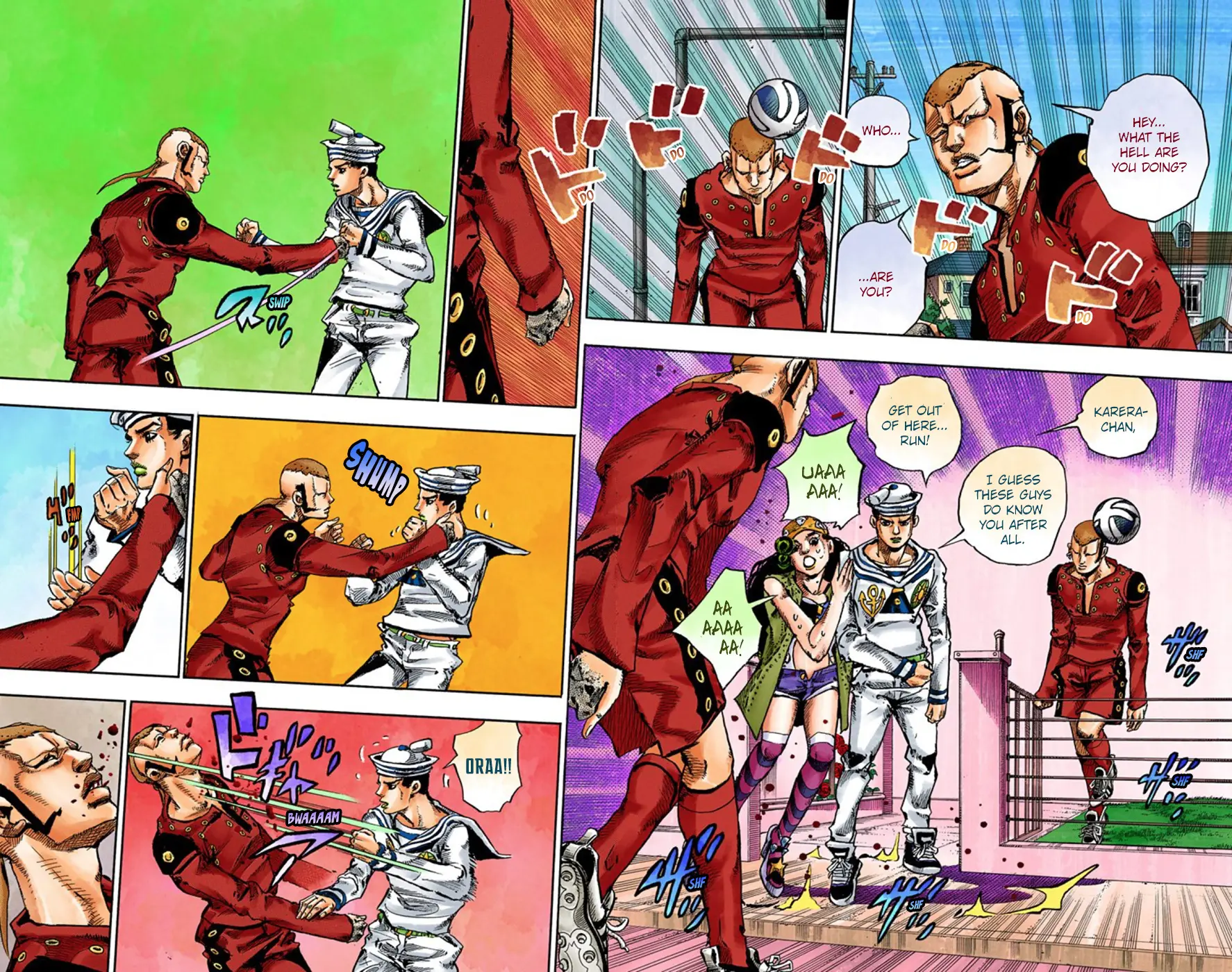 JoJo's Bizarre Adventure, Part 8: JoJolion Colored Manga, chapter 45, page 28