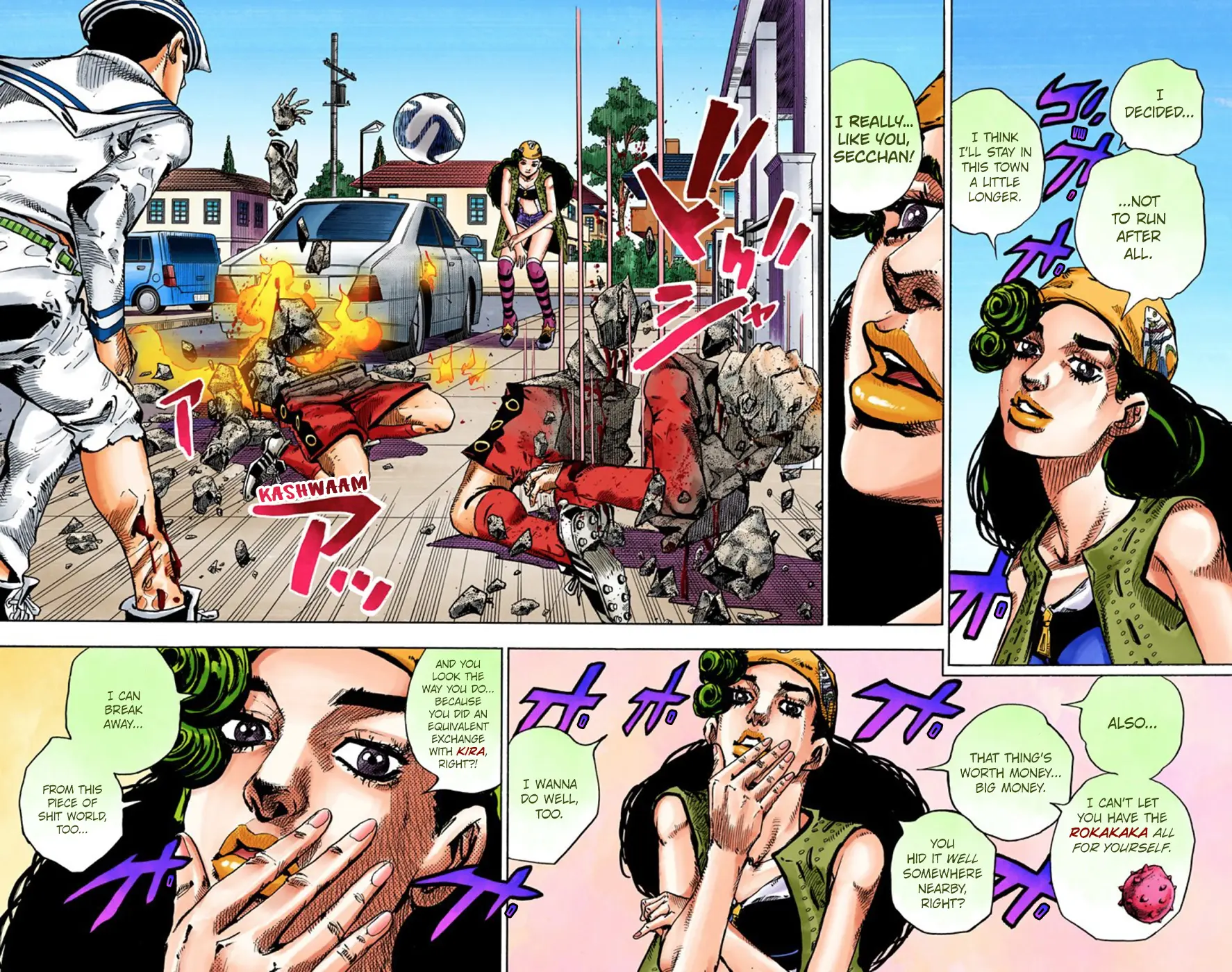 JoJo's Bizarre Adventure, Part 8: JoJolion Colored Manga, chapter 46, page 35