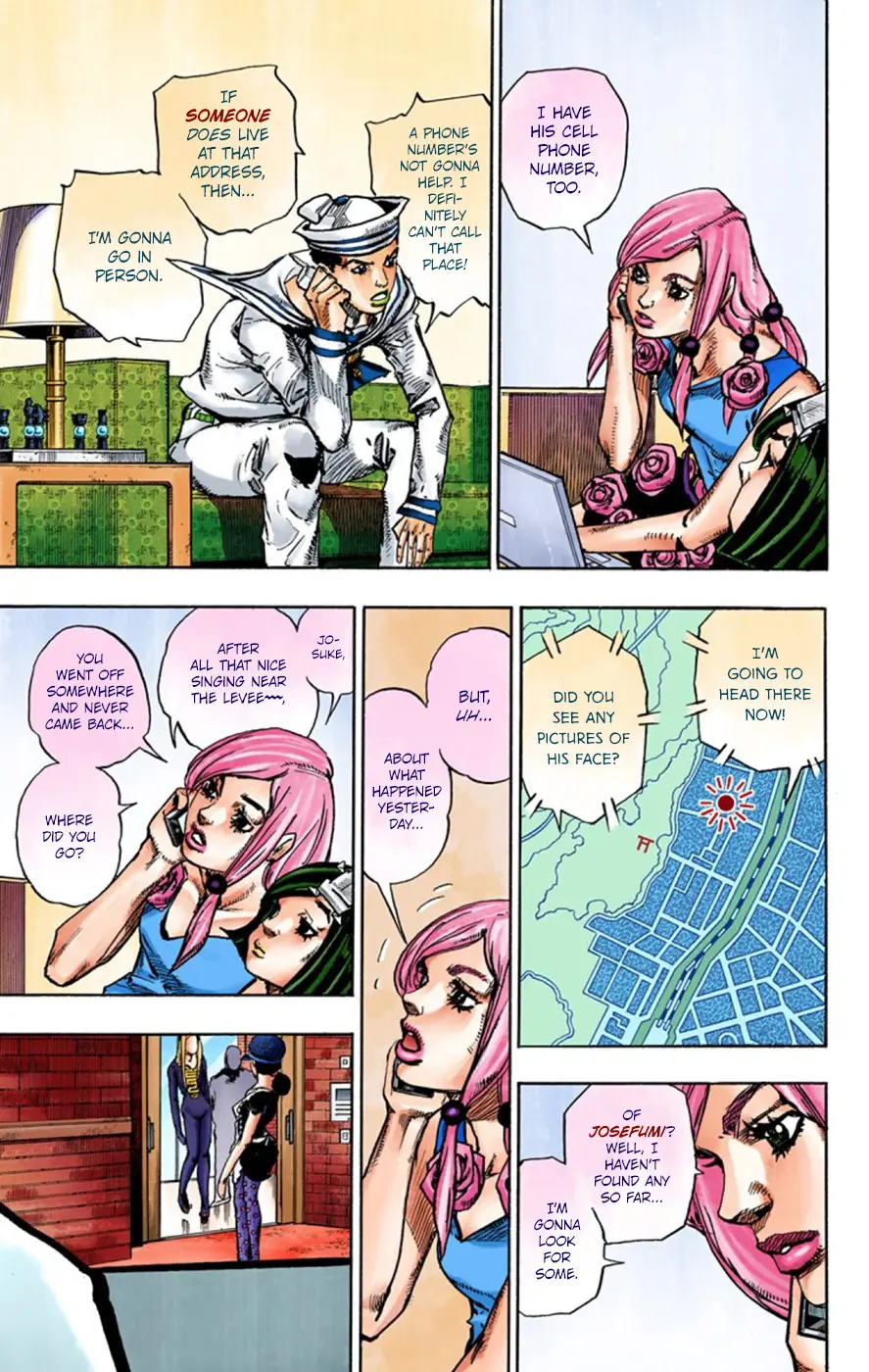 JoJo's Bizarre Adventure, Part 8: JoJolion Colored Manga, chapter 47, page 13