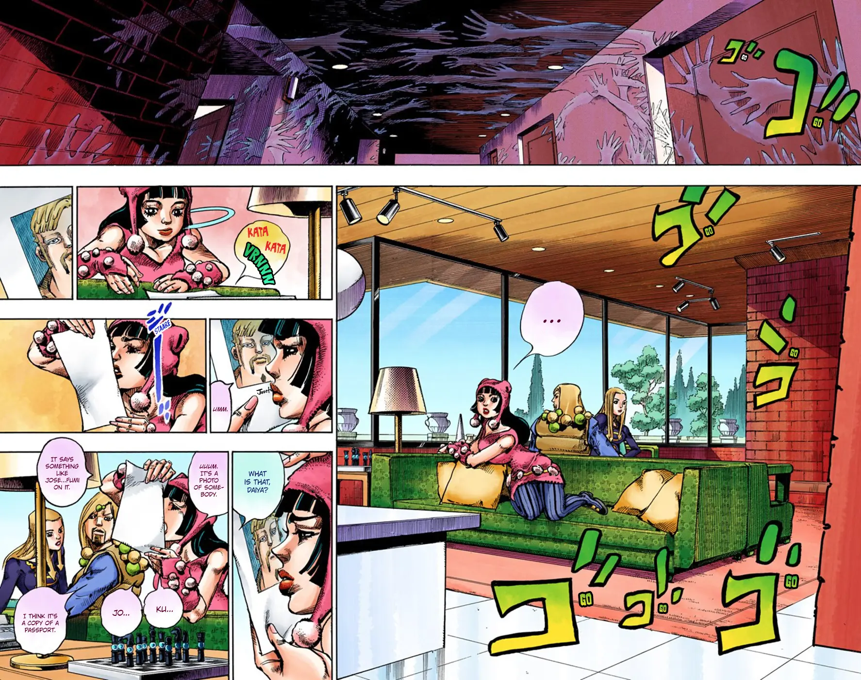 JoJo's Bizarre Adventure, Part 8: JoJolion Colored Manga, chapter 48, page 34