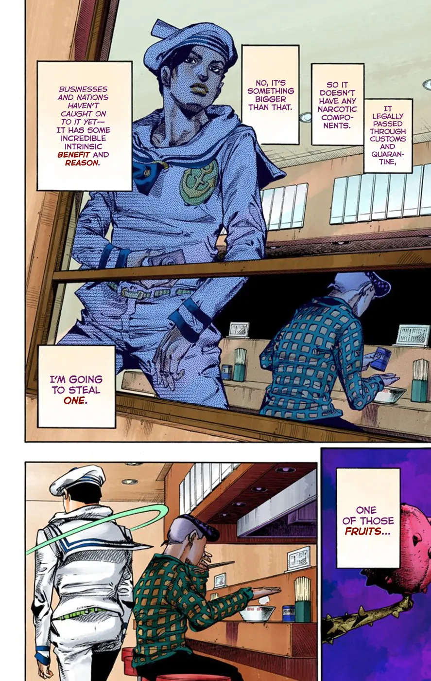 JoJo's Bizarre Adventure, Part 8: JoJolion Colored Manga, chapter 49, page 34