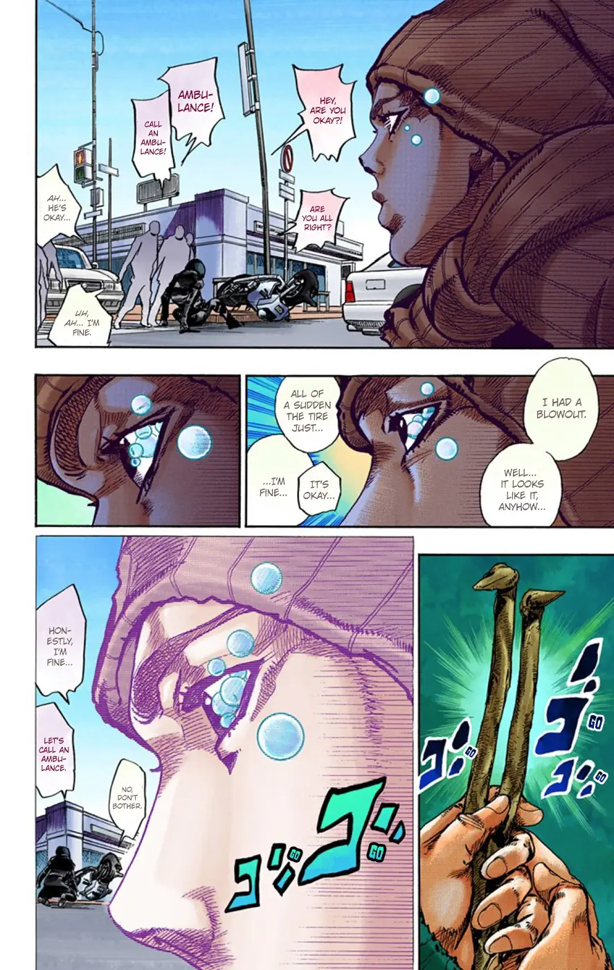 JoJo's Bizarre Adventure, Part 8: JoJolion Colored Manga, chapter 51, page 17