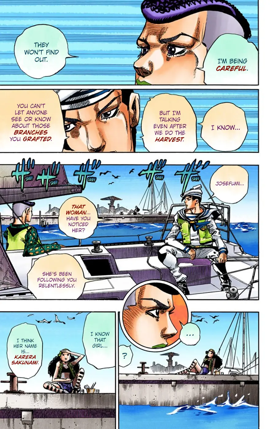 JoJo's Bizarre Adventure, Part 8: JoJolion Colored Manga, chapter 51, page 34