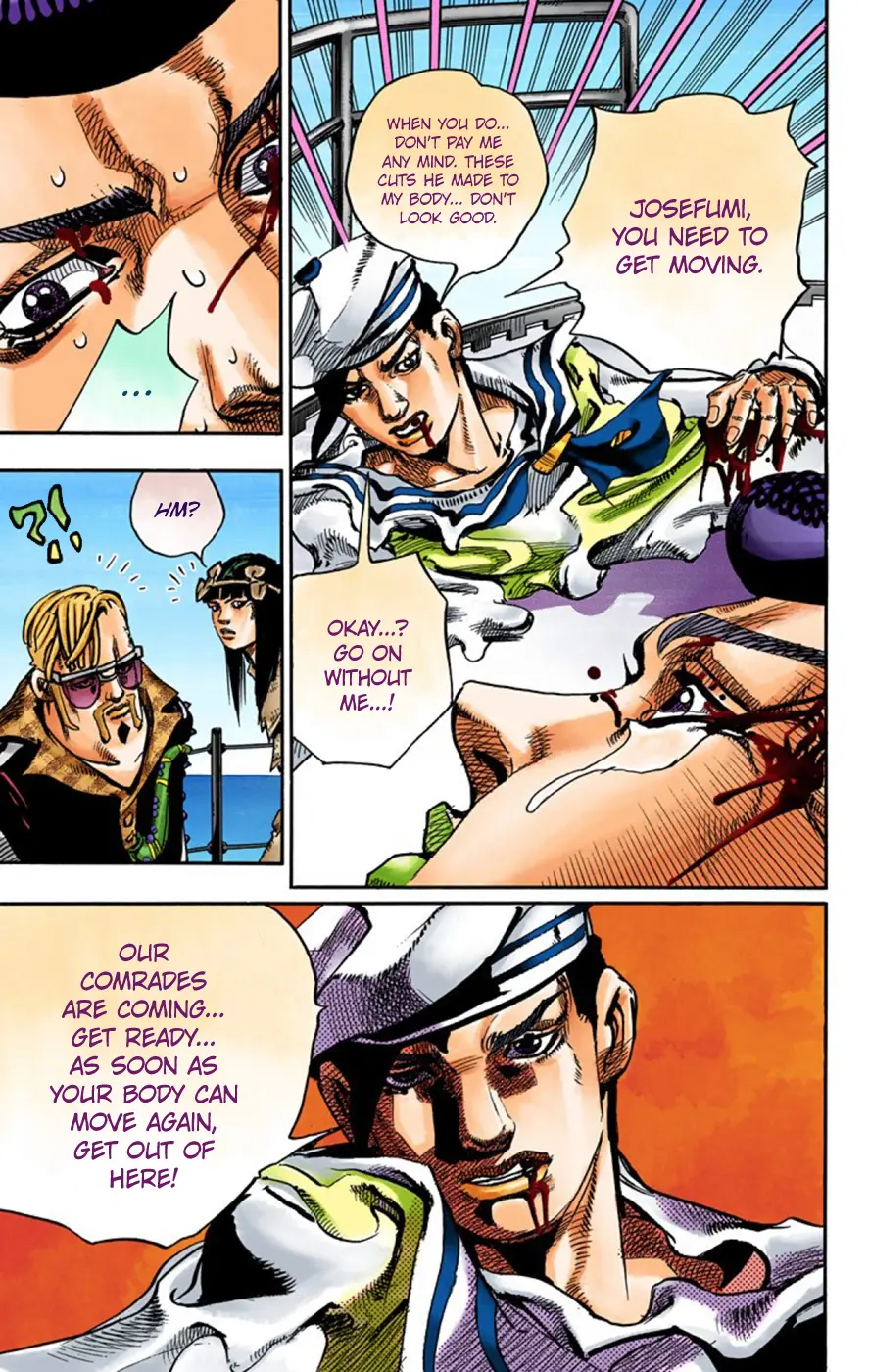 JoJo's Bizarre Adventure, Part 8: JoJolion Colored Manga, chapter 52, page 13