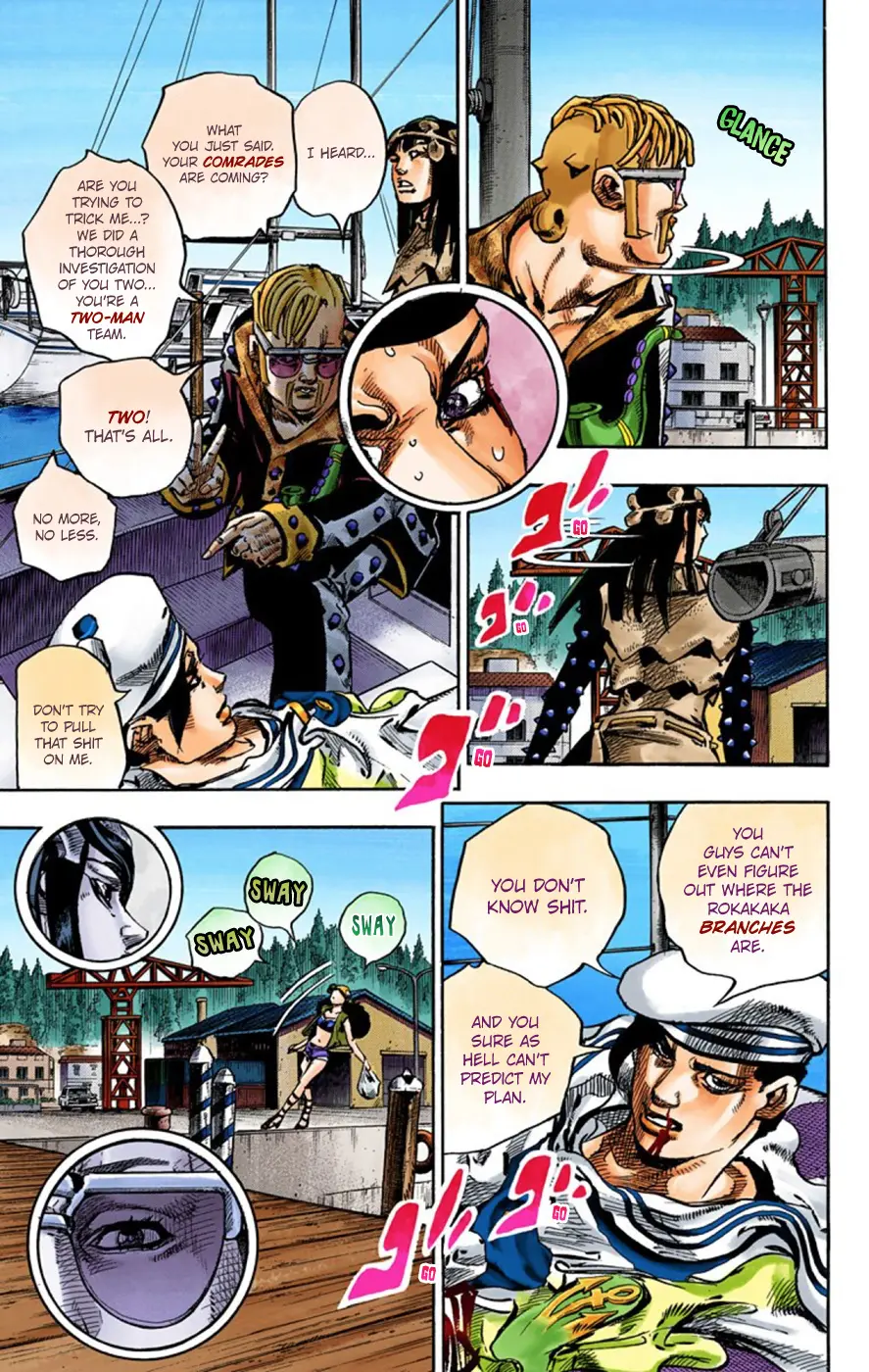 JoJo's Bizarre Adventure, Part 8: JoJolion Colored Manga, chapter 52, page 15