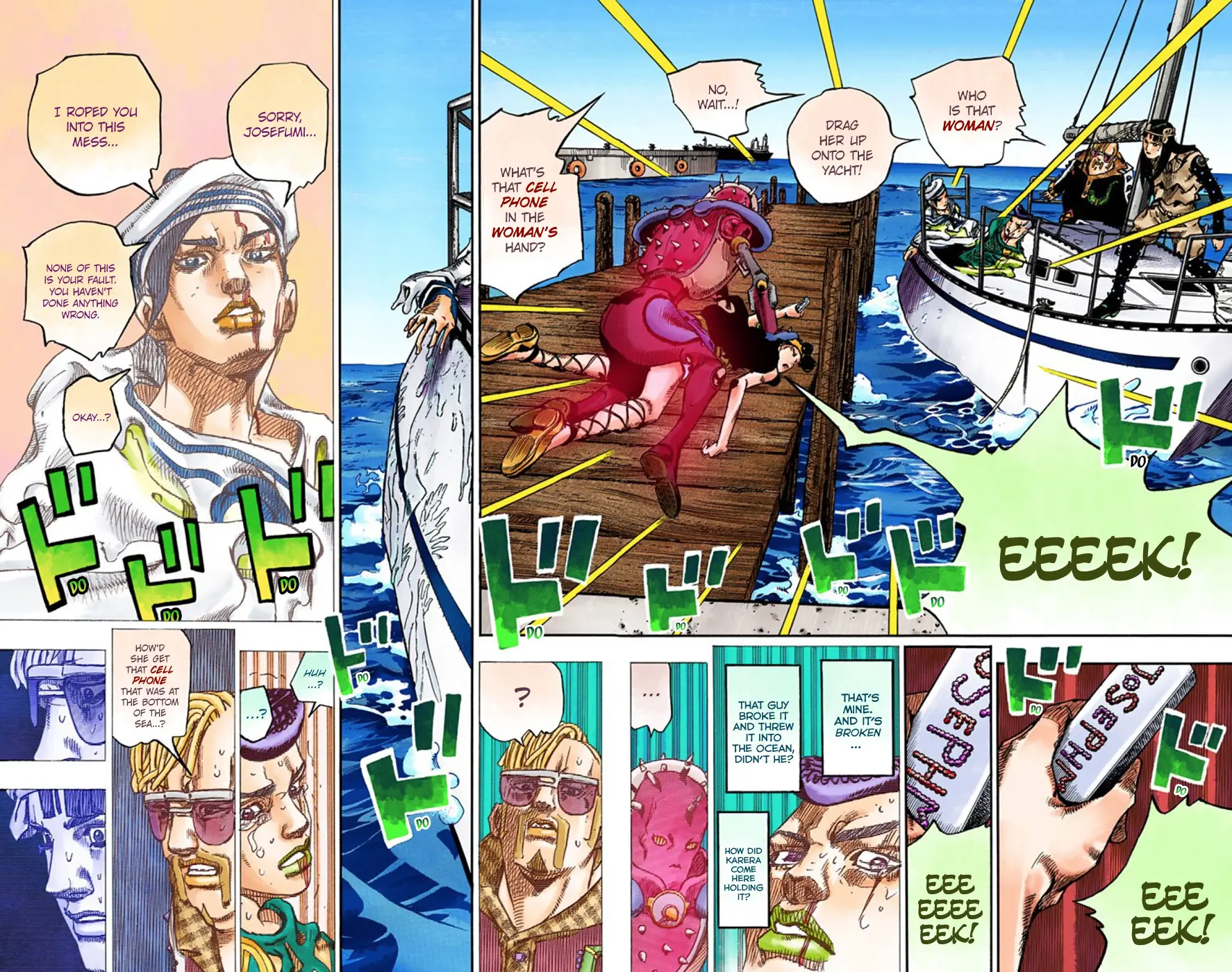 JoJo's Bizarre Adventure, Part 8: JoJolion Colored Manga, chapter 52, page 18