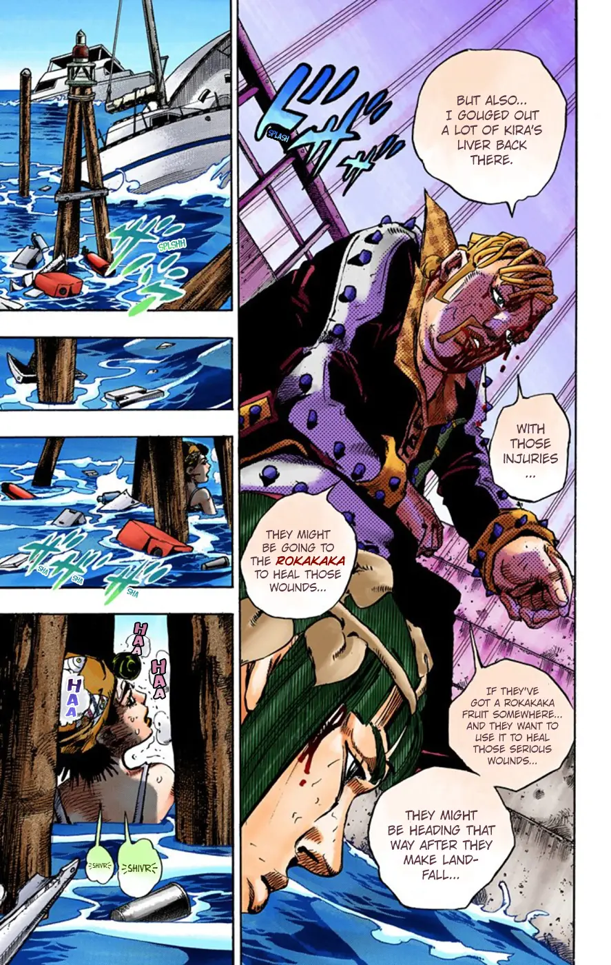 JoJo's Bizarre Adventure, Part 8: JoJolion Colored Manga, chapter 52, page 34