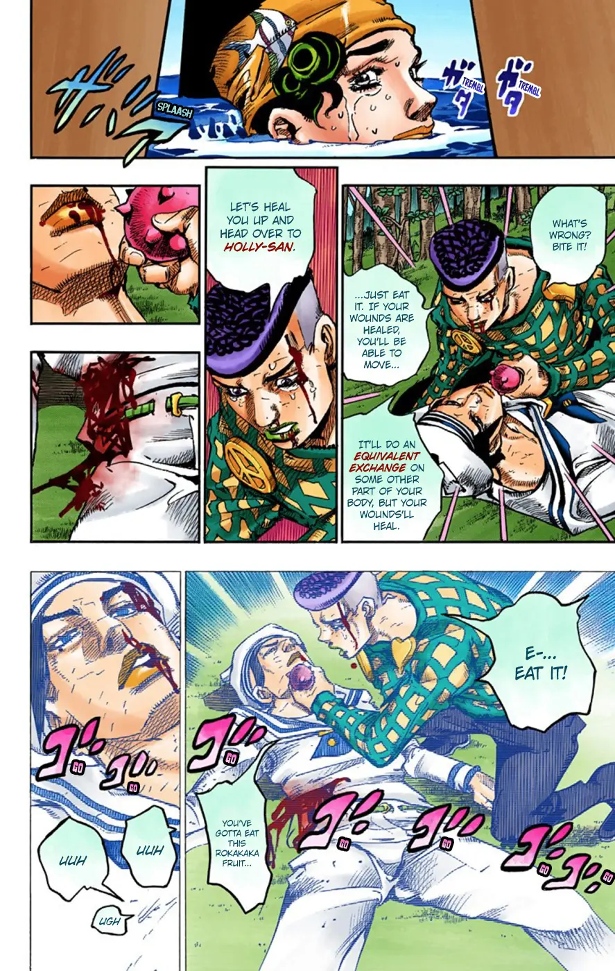 JoJo's Bizarre Adventure, Part 8: JoJolion Colored Manga, chapter 52, page 35