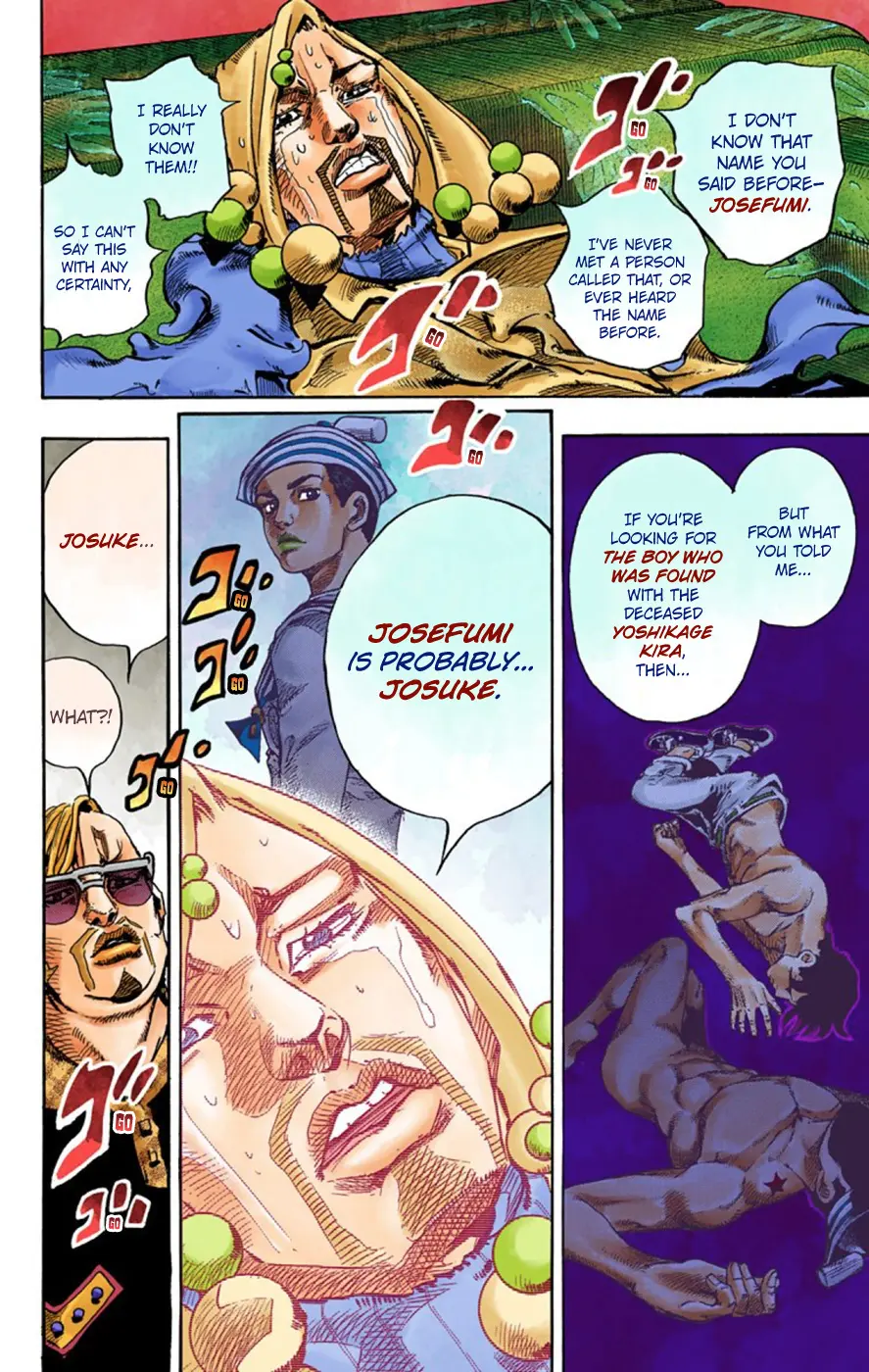 JoJo's Bizarre Adventure, Part 8: JoJolion Colored Manga, chapter 54, page 13