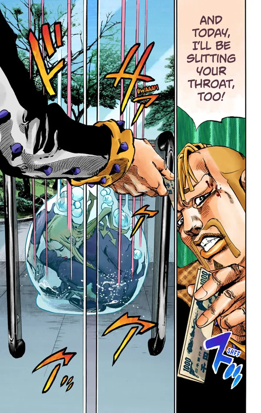 JoJo's Bizarre Adventure, Part 8: JoJolion Colored Manga, chapter 54, page 27