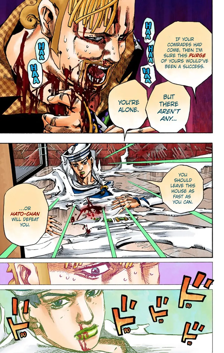 JoJo's Bizarre Adventure, Part 8: JoJolion Colored Manga, chapter 55, page 9