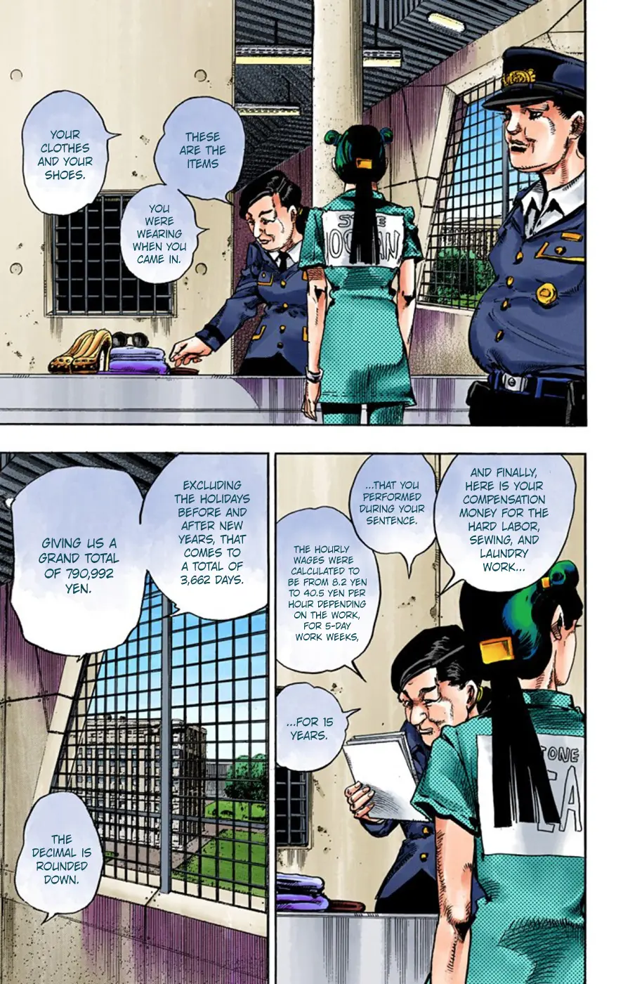 JoJo's Bizarre Adventure, Part 8: JoJolion Colored Manga, chapter 55, page 32