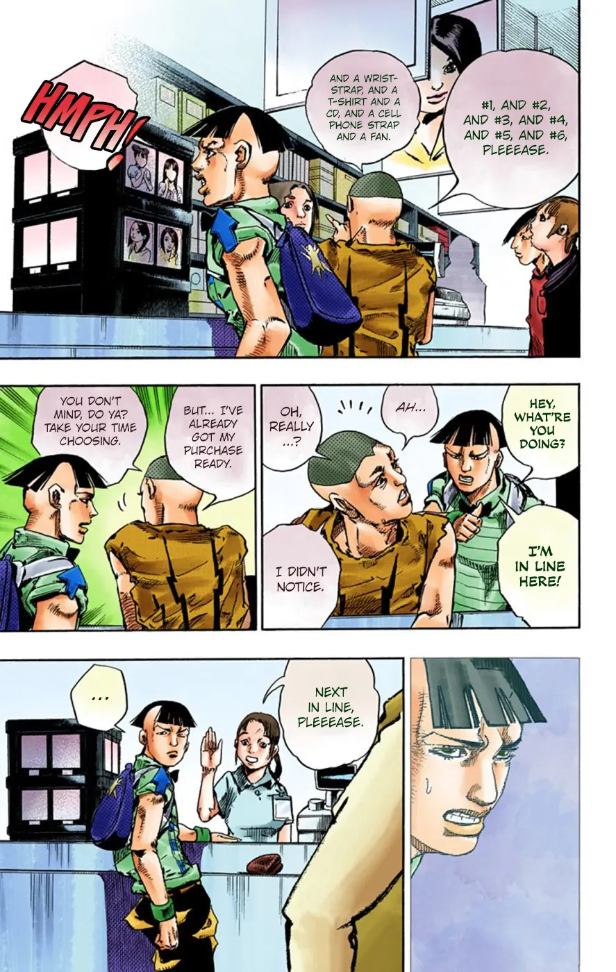 JoJo's Bizarre Adventure, Part 8: JoJolion Colored Manga, chapter 56, page 7