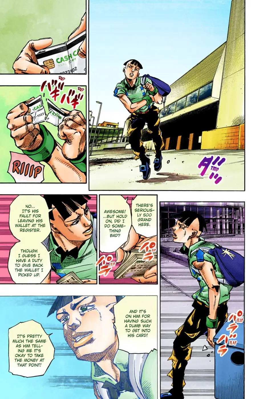 JoJo's Bizarre Adventure, Part 8: JoJolion Colored Manga, chapter 56, page 15