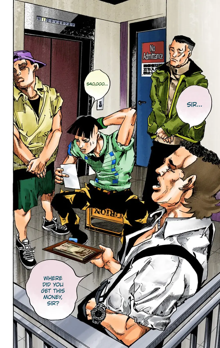 JoJo's Bizarre Adventure, Part 8: JoJolion Colored Manga, chapter 56, page 28