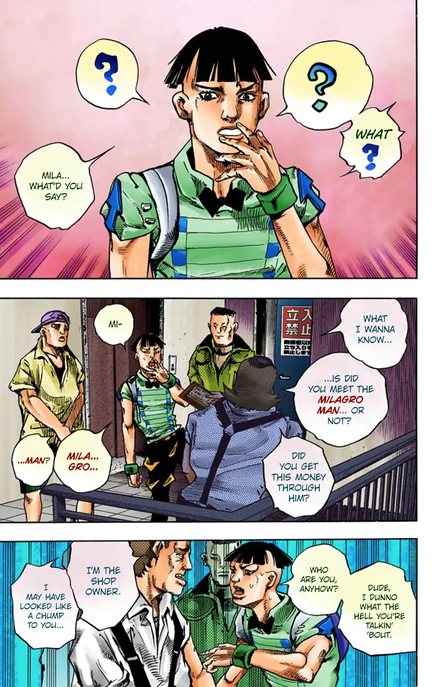 JoJo's Bizarre Adventure, Part 8: JoJolion Colored Manga, chapter 56, page 31
