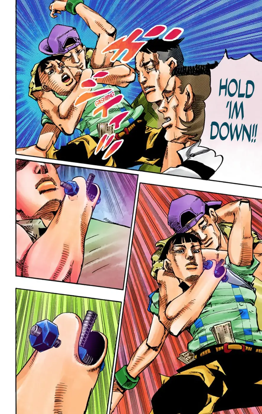 JoJo's Bizarre Adventure, Part 8: JoJolion Colored Manga, chapter 56, page 34