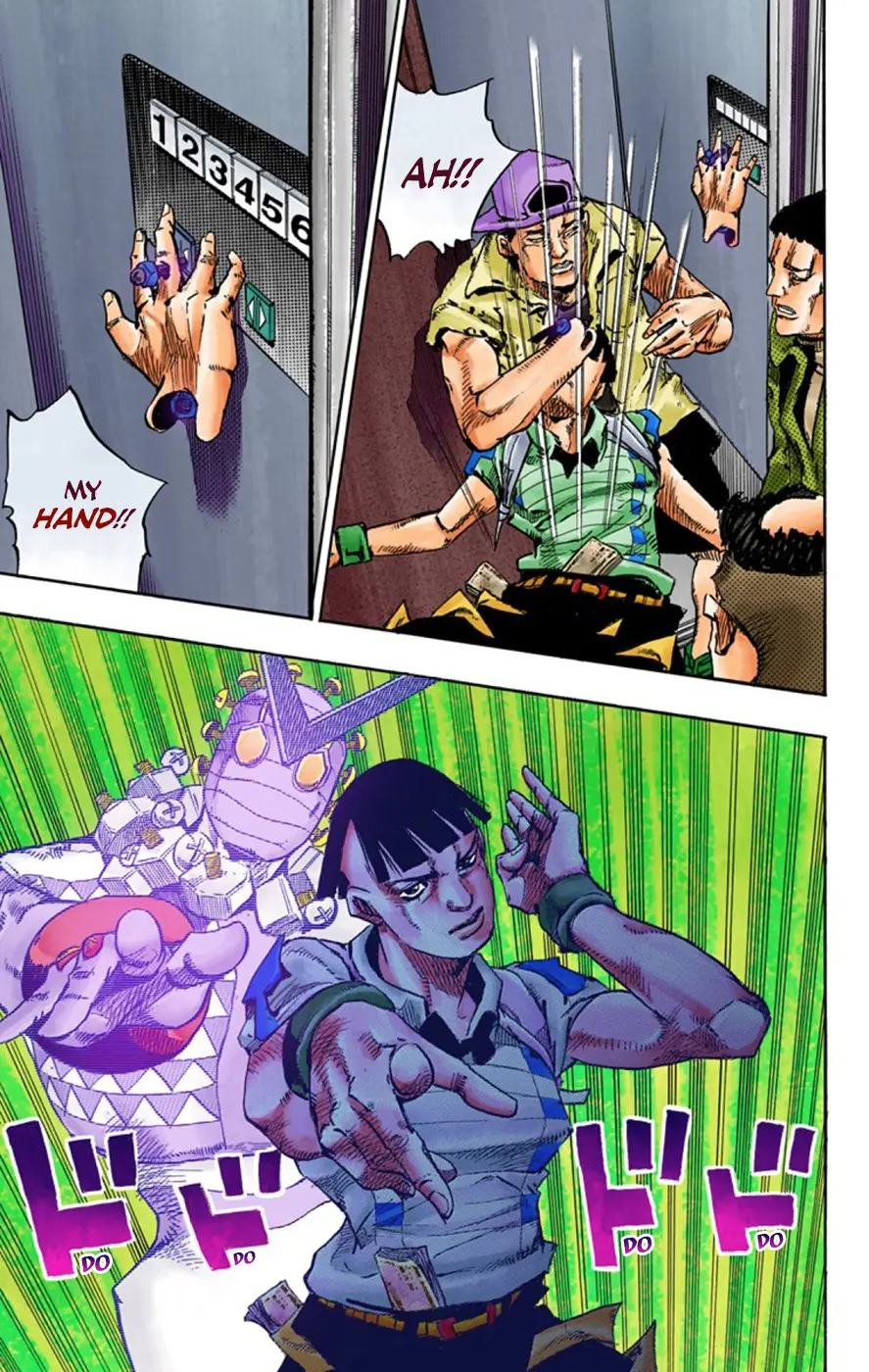 JoJo's Bizarre Adventure, Part 8: JoJolion Colored Manga, chapter 56, page 35