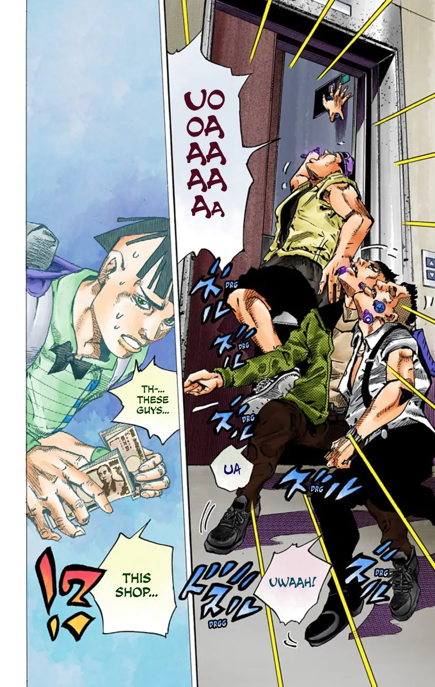 JoJo's Bizarre Adventure, Part 8: JoJolion Colored Manga, chapter 56, page 38