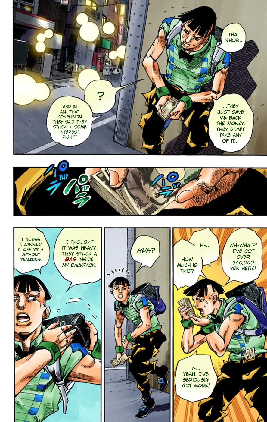 JoJo's Bizarre Adventure, Part 8: JoJolion Colored Manga, chapter 56, page 40