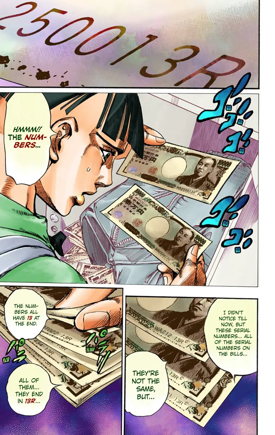 JoJo's Bizarre Adventure, Part 8: JoJolion Colored Manga, chapter 57, page 13