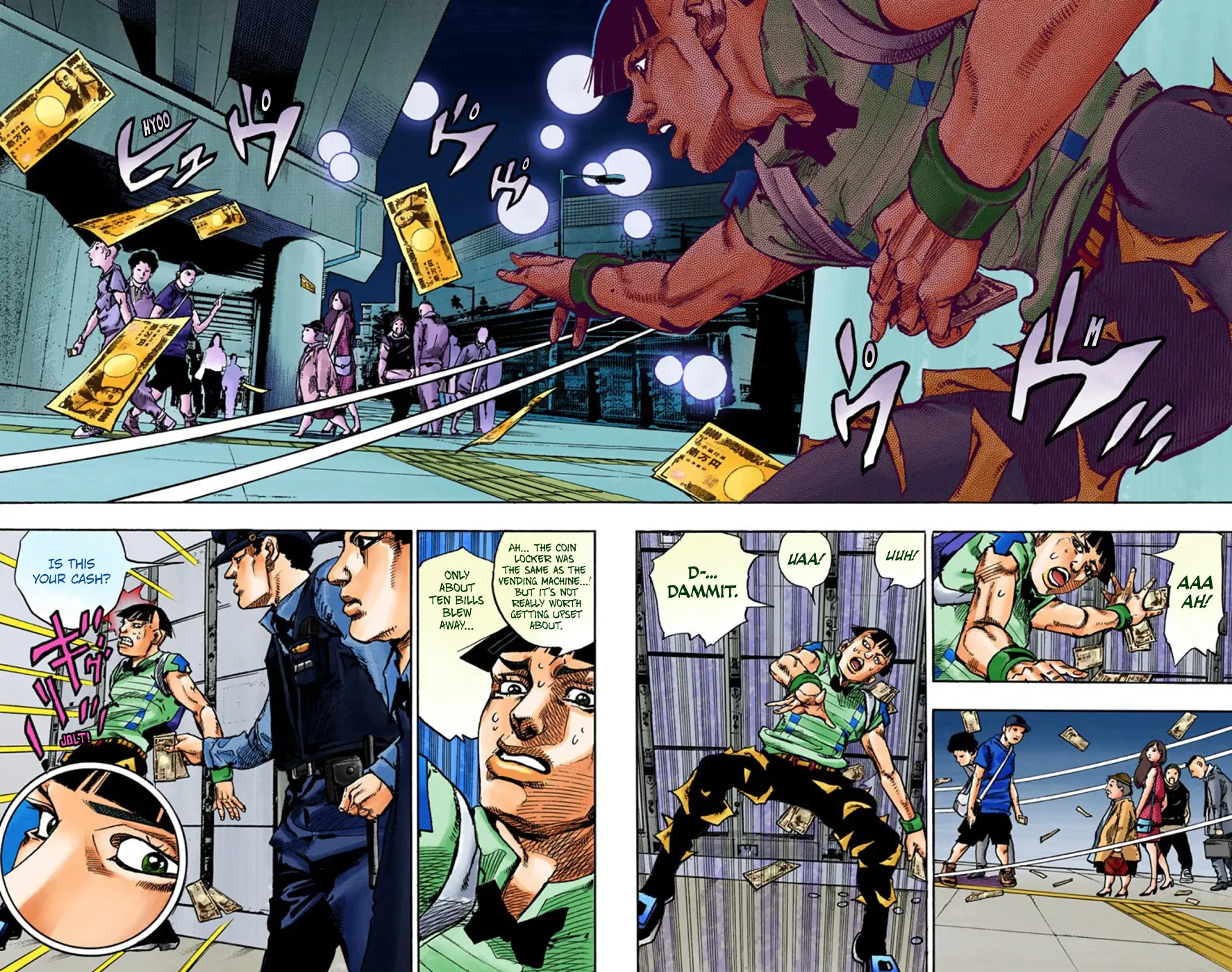 JoJo's Bizarre Adventure, Part 8: JoJolion Colored Manga, chapter 57, page 16