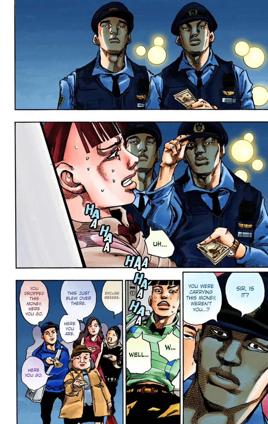 JoJo's Bizarre Adventure, Part 8: JoJolion Colored Manga, chapter 57, page 17