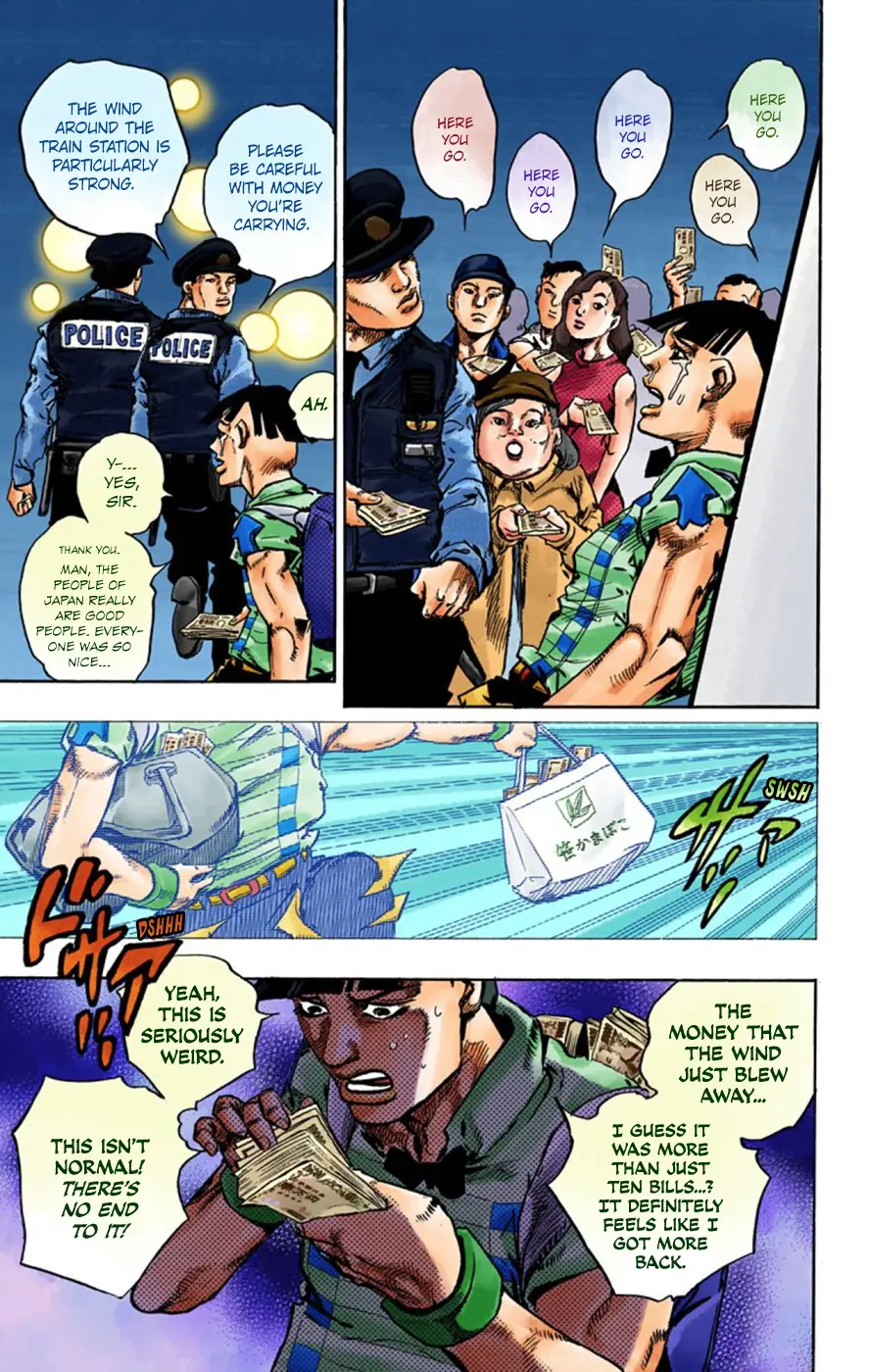 JoJo's Bizarre Adventure, Part 8: JoJolion Colored Manga, chapter 57, page 18
