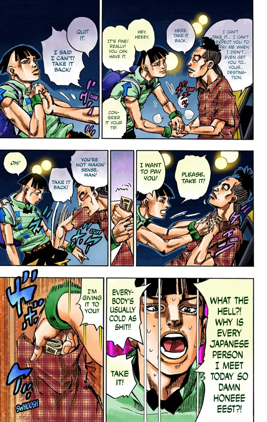 JoJo's Bizarre Adventure, Part 8: JoJolion Colored Manga, chapter 57, page 22