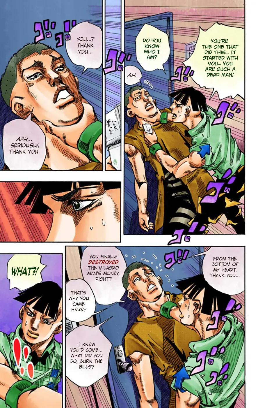 JoJo's Bizarre Adventure, Part 8: JoJolion Colored Manga, chapter 57, page 32