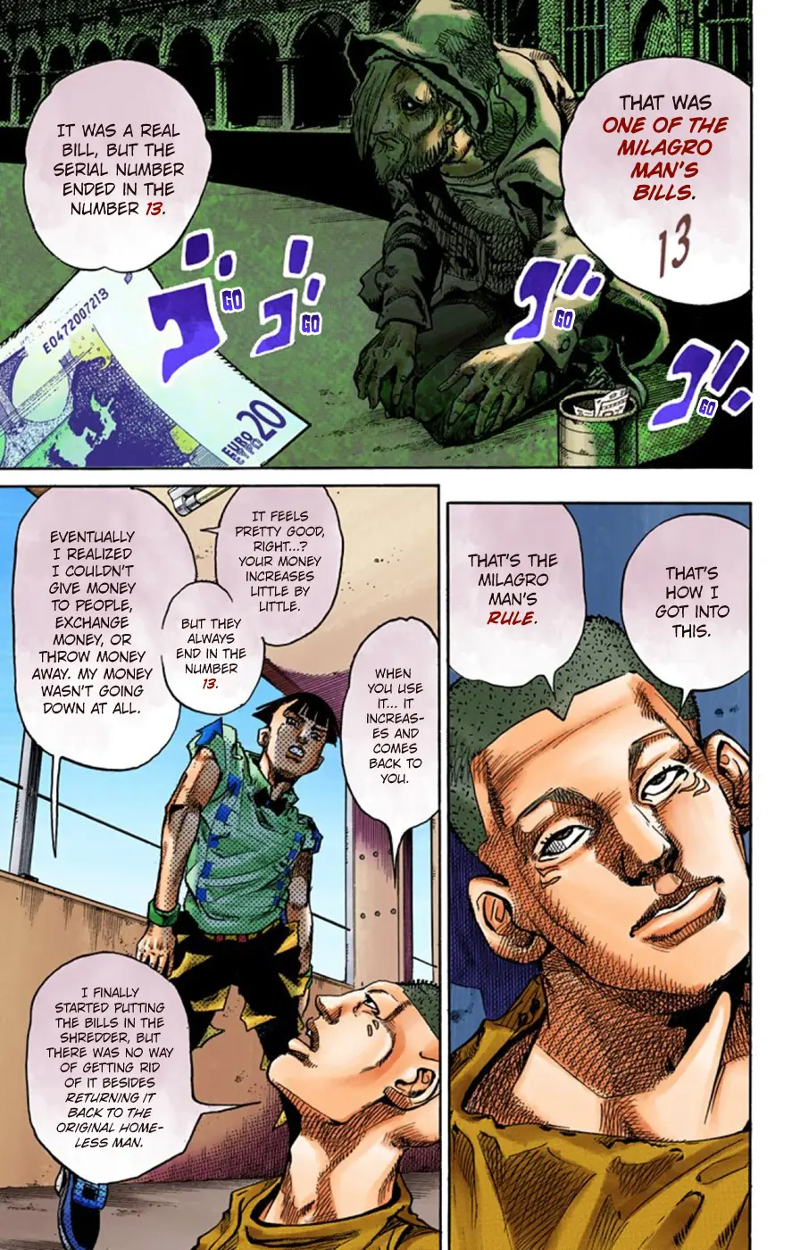 JoJo's Bizarre Adventure, Part 8: JoJolion Colored Manga, chapter 57, page 34