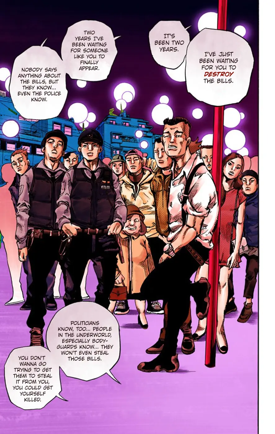 JoJo's Bizarre Adventure, Part 8: JoJolion Colored Manga, chapter 57, page 36