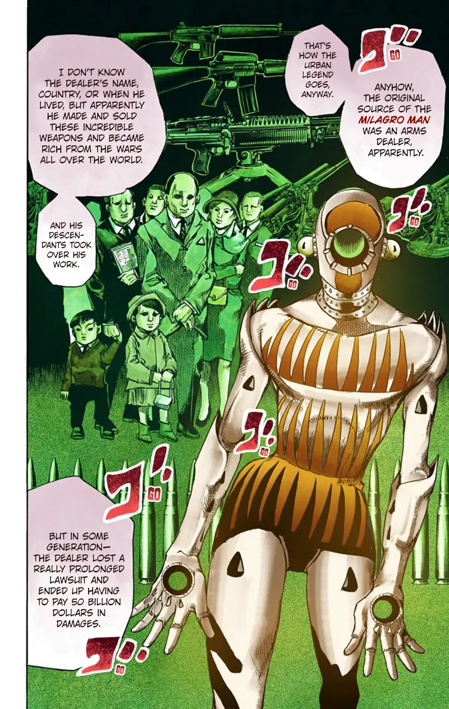 JoJo's Bizarre Adventure, Part 8: JoJolion Colored Manga, chapter 57, page 37
